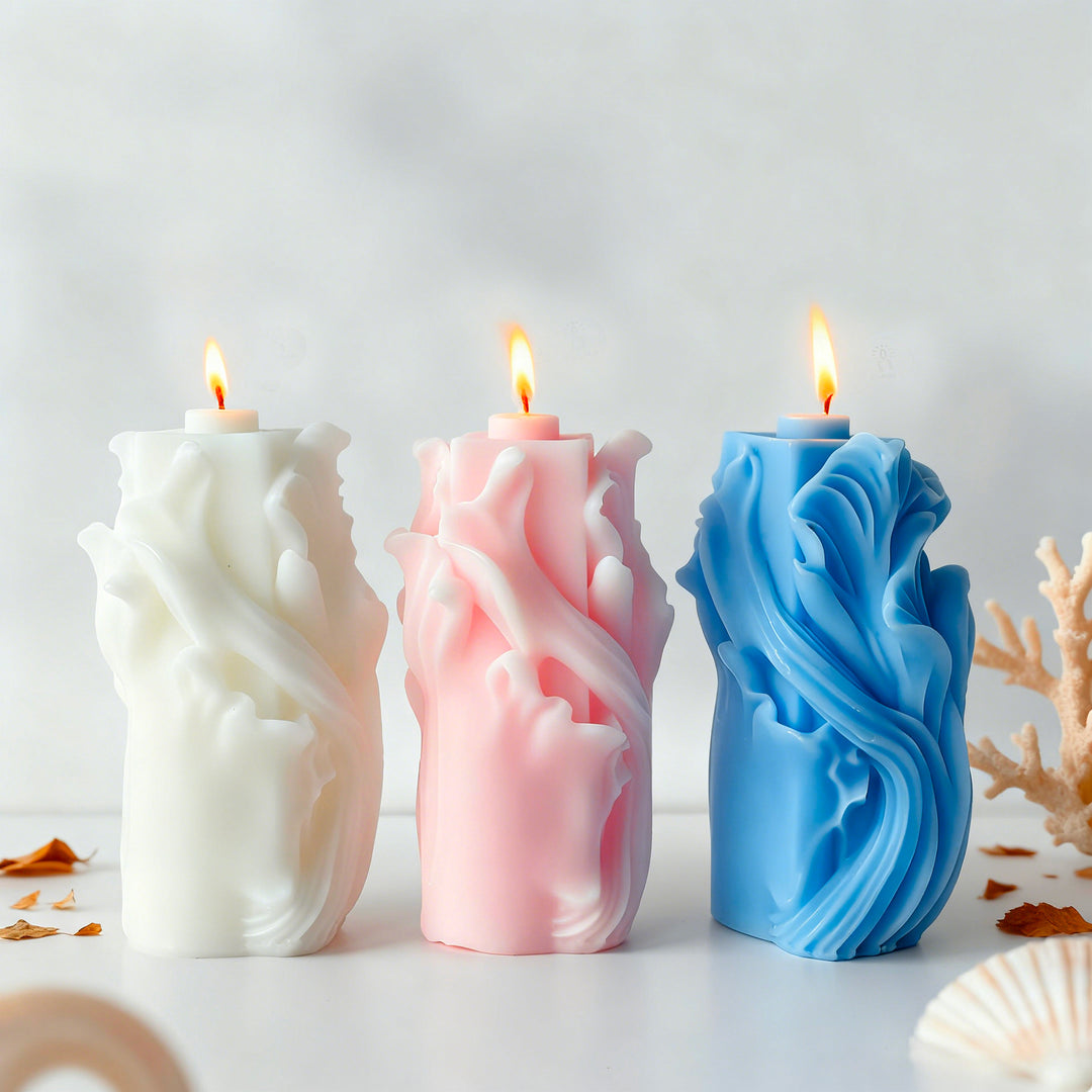 Künstlerischer Blumencandleholder  1791542082