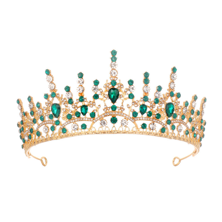 Damen Elegante Kristall-Tiara mit filigranem Design Karnz