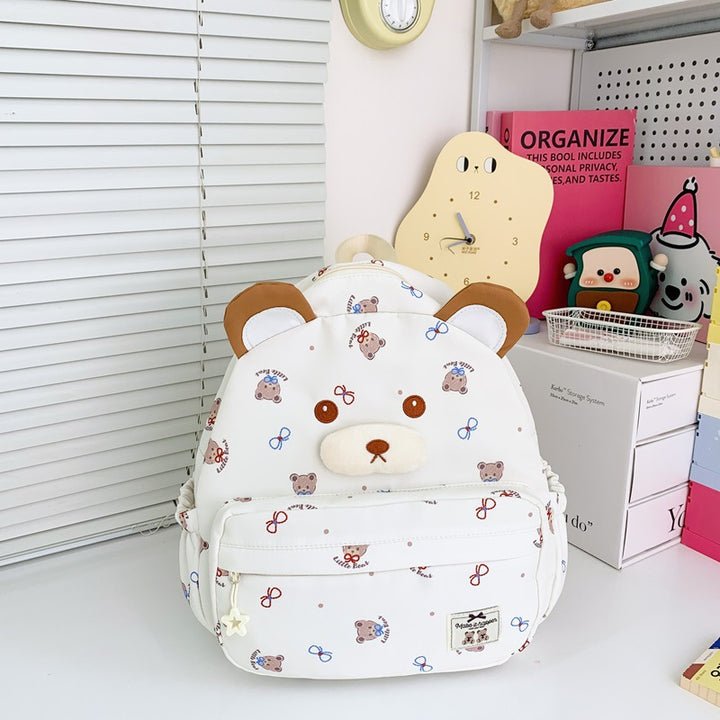 Kinderrucksack mit süßem Bärenmotiv