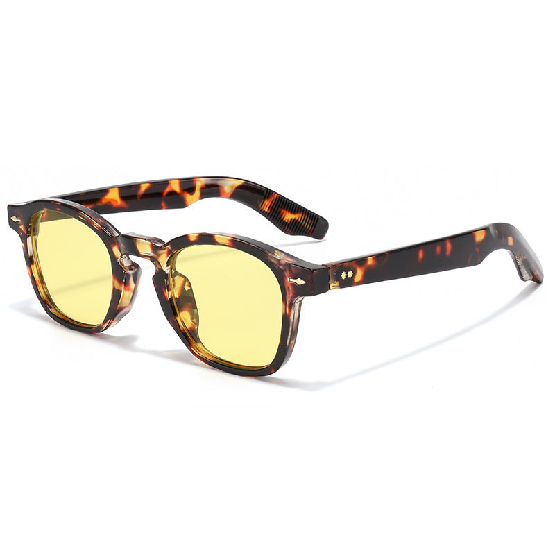 Vintage-inspirierte Schildpatt-Sonnenbrille Karnz