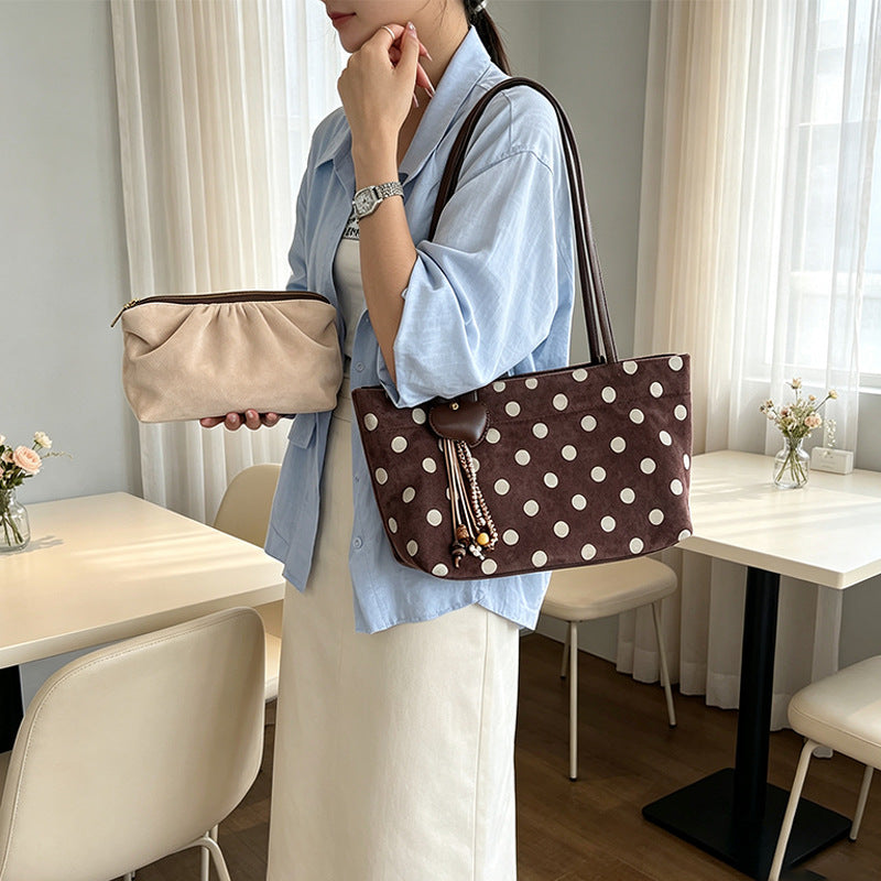 Wildleder Schulter Tote Bag Karnz