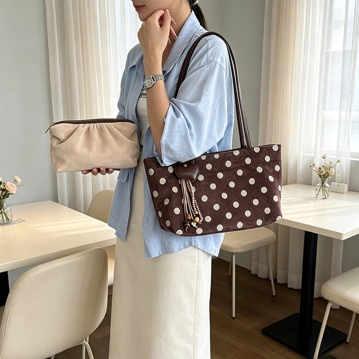 Wildleder Schulter Tote Bag Karnz