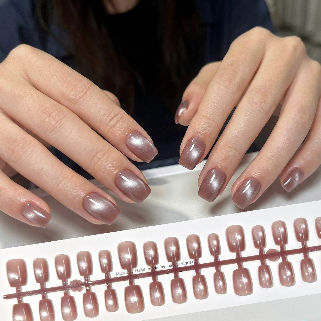 Glänzendes Ombre Press-On Nail Set