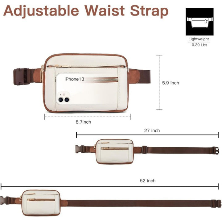 Elegante Leder Bauchtasche Karnz