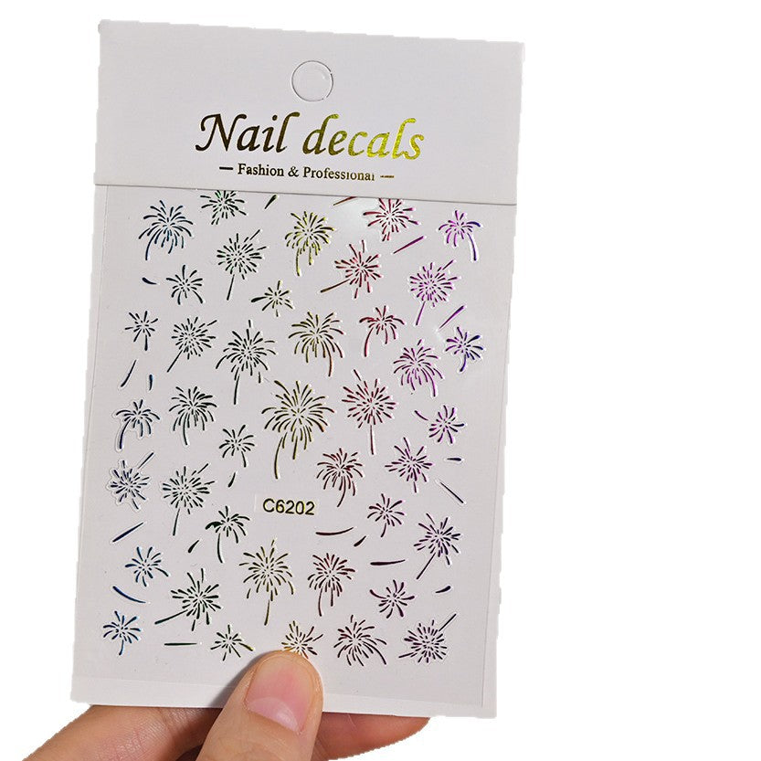 Dekorative Nagelkunst Aufkleber Set