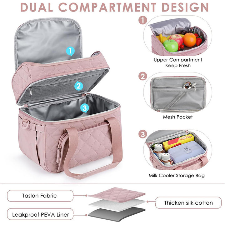 Elegante Kühltasche mit Praktischem Getränkehalter Karnz