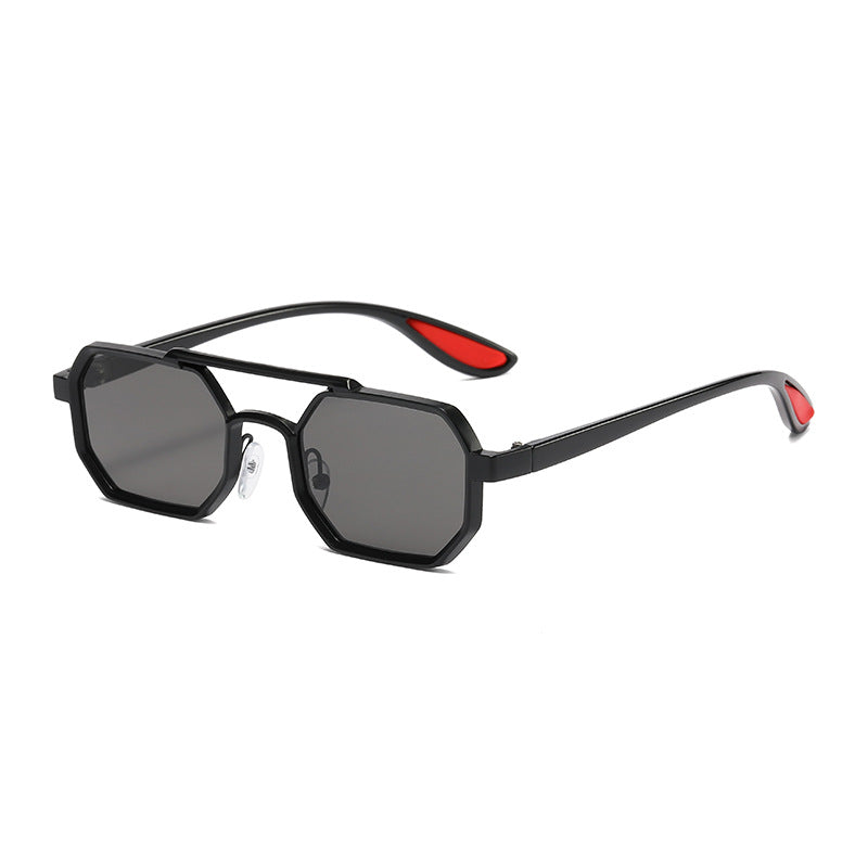Damen modische Designer-Sonnenbrille mit exklusivem achteckigem Rahmen Karnz
