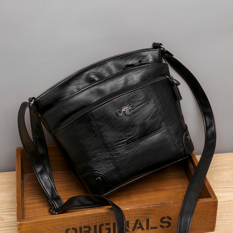 Damen Handtasche PU-Leder Kompakt und Stilvoll mit Geräumigen Taschen | Karnz