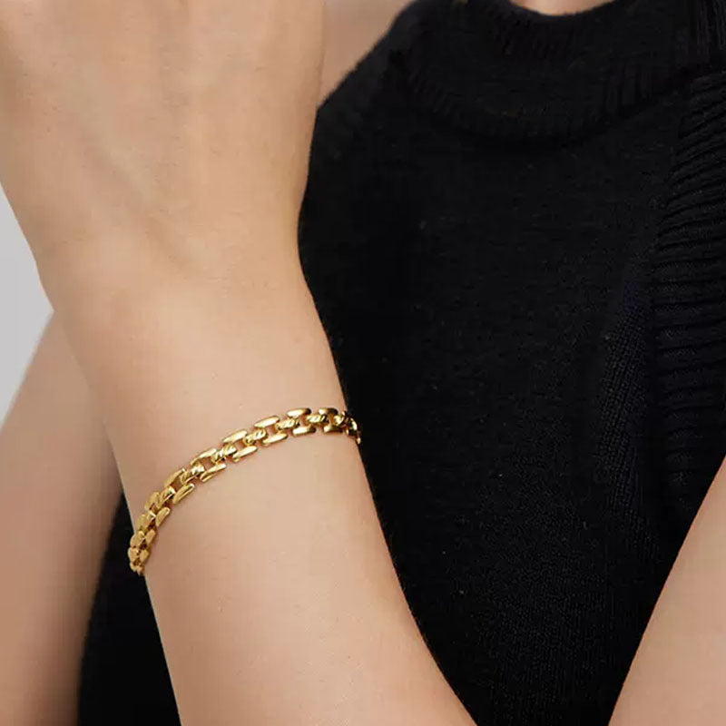 Elegante Gliederkettenarmband Karnz