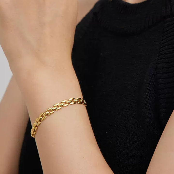 Elegante Gliederkettenarmband Karnz