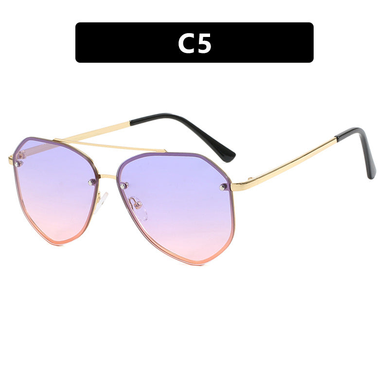 Damen stylische Sonnenbrille im einzigartigen Pentagramm-Design Karnz