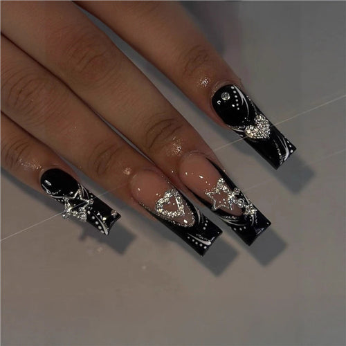 Glamourös 3D Nagel Kunst Set Karnz