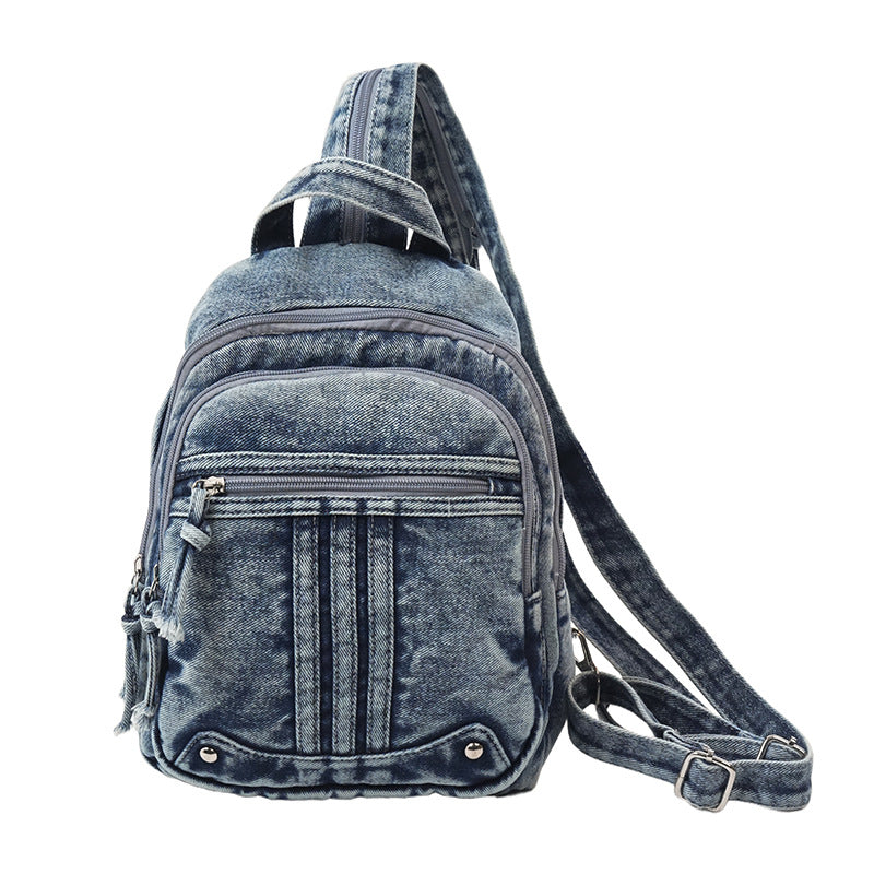 Multifunktionaler Denim-Rucksack Karnz