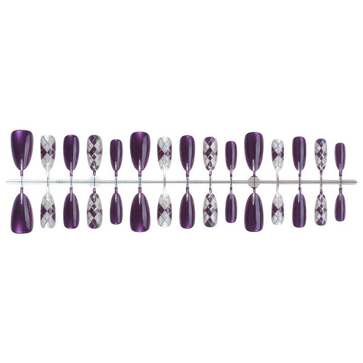 Elegante Schicke Press-On Nagelset Karnz