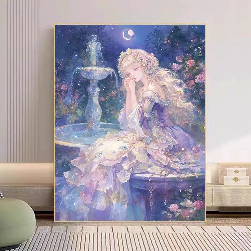 Traumhafte Fantasy-Illustration Wandkunst Karnz