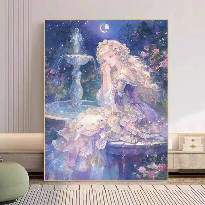Traumhafte Fantasy-Illustration Wandkunst Karnz