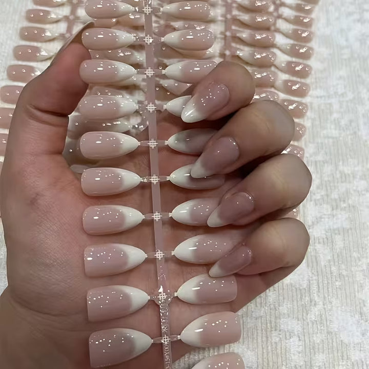Premium langlebige mandelförmige Nagelspitzen Karnz