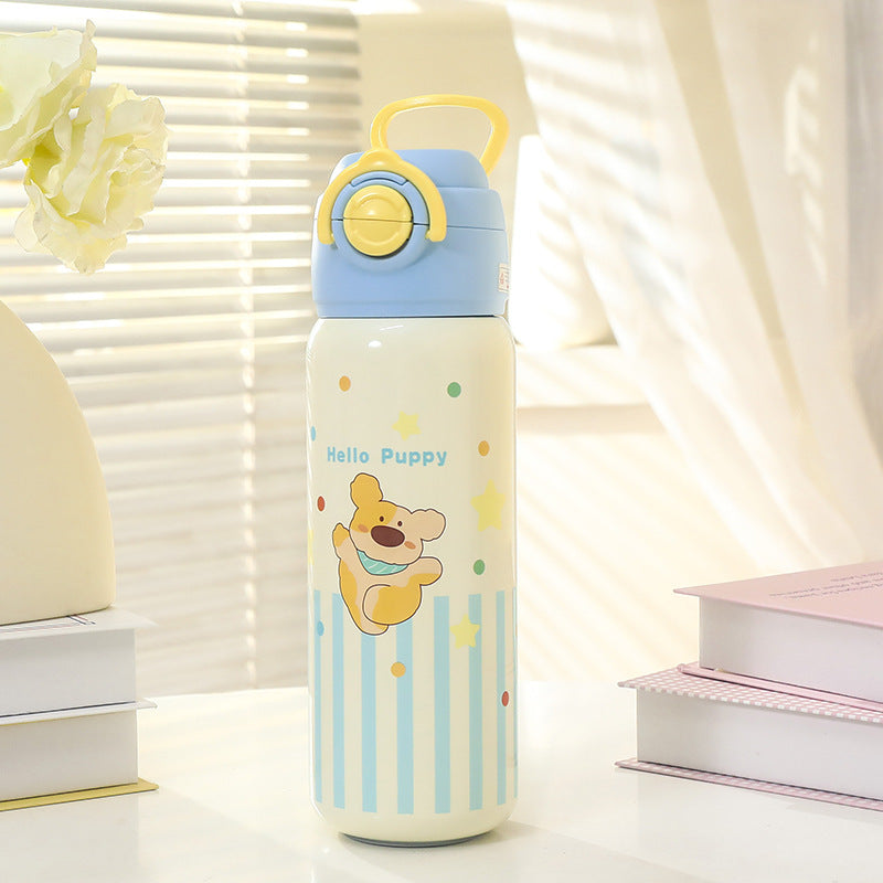 Unisex Isolierte Trinkflasche mit süßem Tierdesign Karnz
