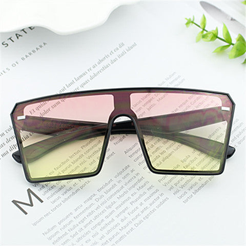 Damen Oversized Shield-Sonnenbrille Karnz