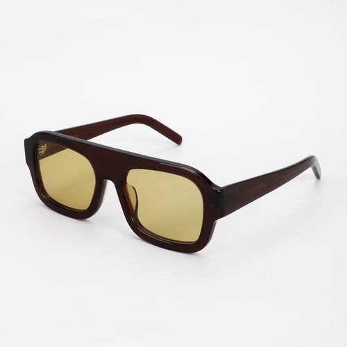 Damen quadratische Sonnenbrille aus hochwertigem Kunststoff mit polarisierenden Gläsern Karnz