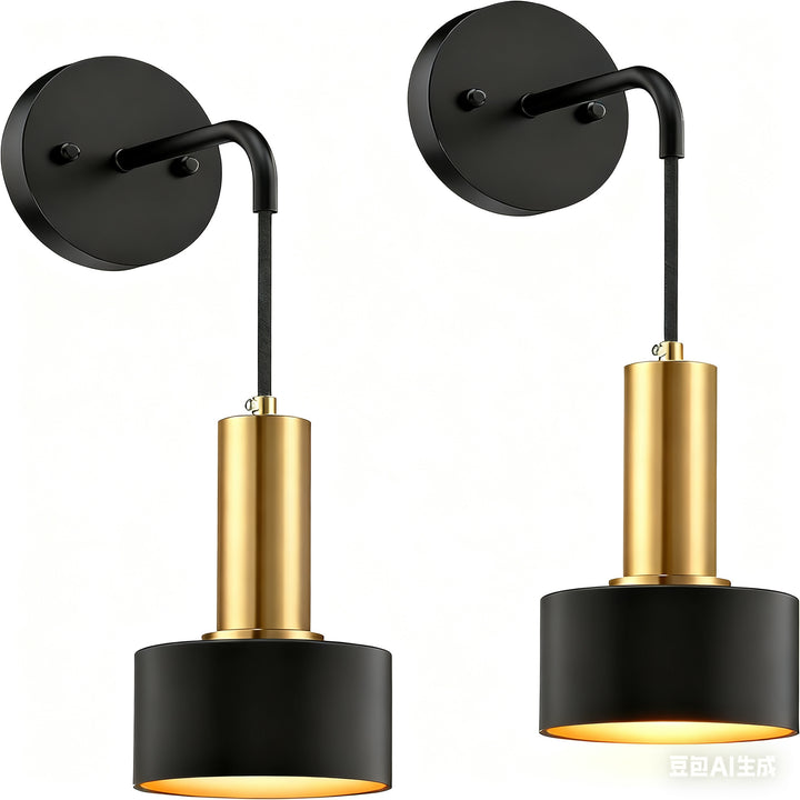 Stylische Gold Pendelleuchte