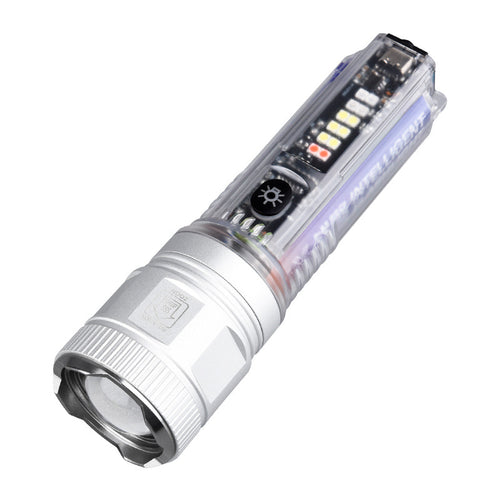 Vielseitige wiederaufladbare LED-Taschenlampe mit intelligenten Funktionen Karnz