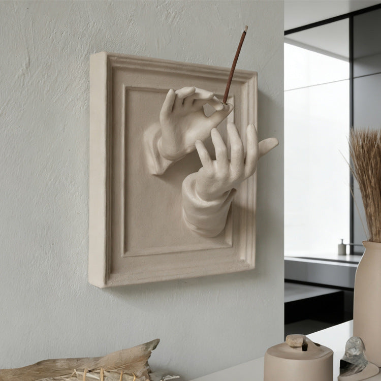 Künstlerische Hand Wand Skulptur