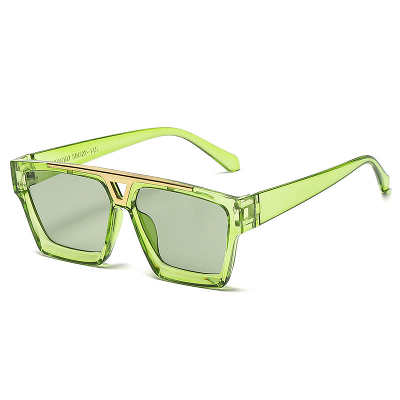 Damen oversized Sonnenbrille im stilvollen Schildpatt-Design Karnz