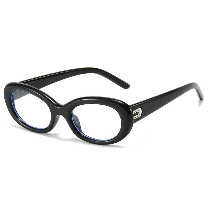 Chic Overgroße Oval Sonnenbrille Karnz