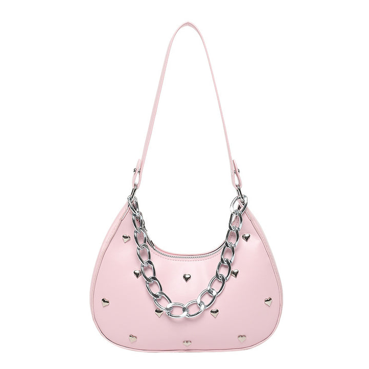 Chic Herz-Verzierte Schultertasche Karnz
