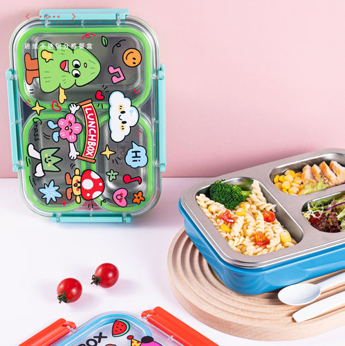 Verspielte Mehrfach-FachLunchbox
