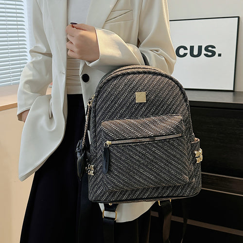 Trendy Texturierte Moderne Rucksack