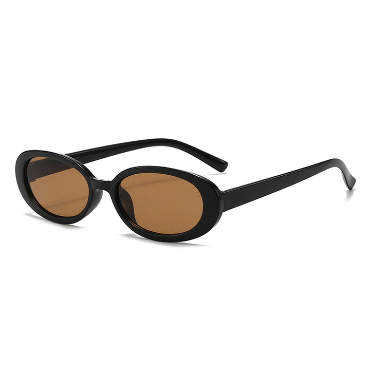 Retro Ovalrahmen Sonnenbrille