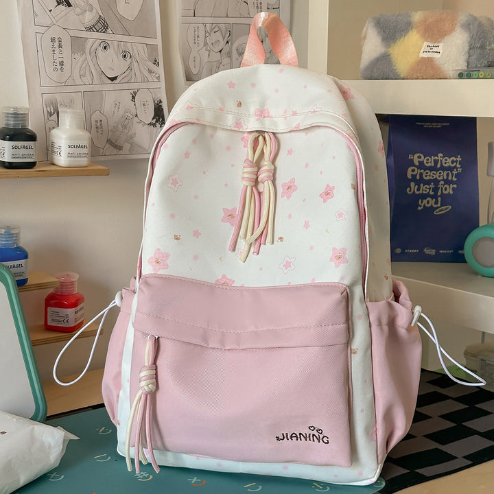 Dekorative Blumenprint-Rucksack Karnz