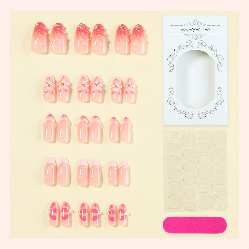Floral Nail Art Press-On Set Karnz