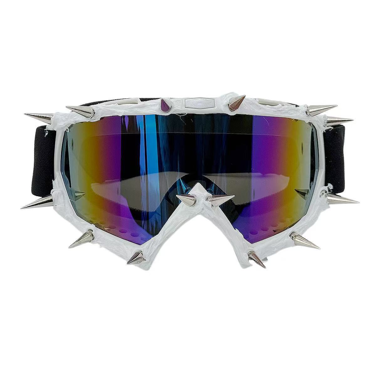 Damen sportliche Skibrille mit spitzen Akzenten Karnz