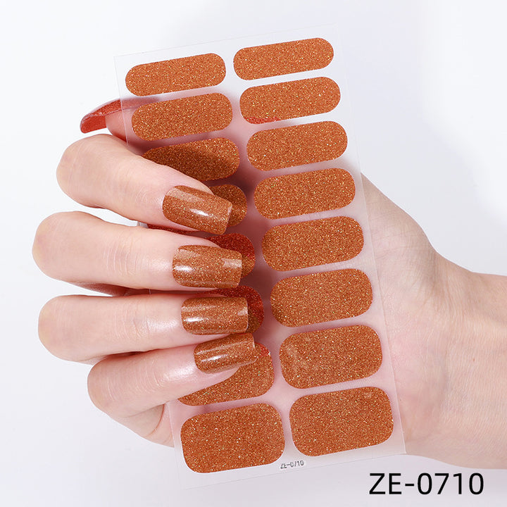 Glitter-Finish-Nagelüberzüge