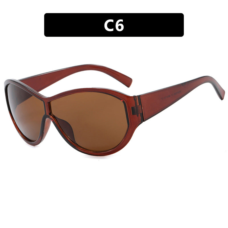Damen Sportliche Sonnenbrille mit ergonomischem Design und UV-Schutz Karnz