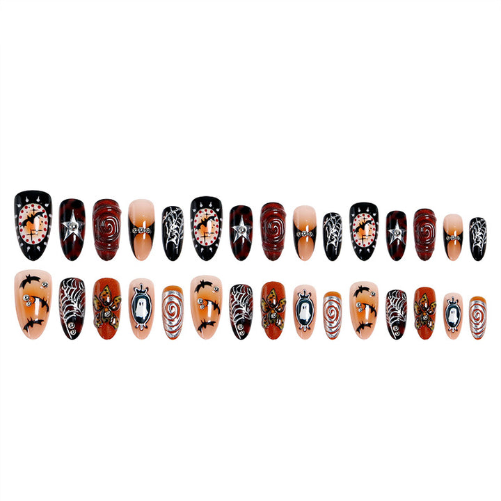 Kunstvolle Halloween-Nagelspitzen Karnz