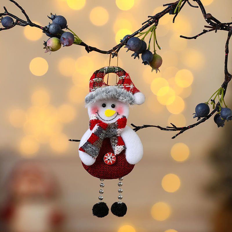 Festlicher Schneemann Ornament Schüssel