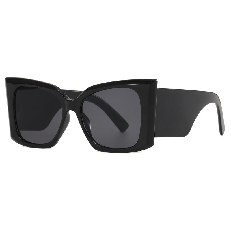 Damen oversized Sonnenbrille mit stylishem Katzenaugen-Rahmen Karnz