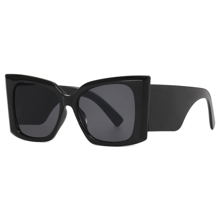 Damen oversized Sonnenbrille mit stylishem Katzenaugen-Rahmen Karnz