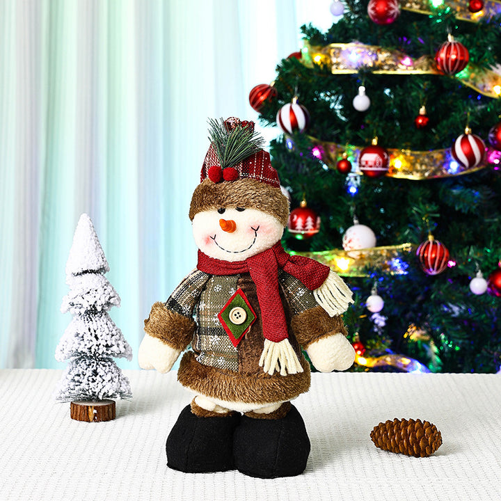 Niedliche Weihnachtsdekorationsfigur im Rentier-Look Karnz