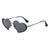 Damen Herzförmige Sonnenbrille mit glamourösem Rahmen Karnz
