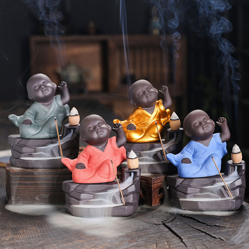 Buddha-Themen Dekorativer Räucherstäbchenhalter