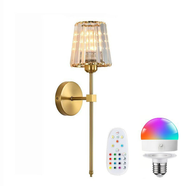 Stylische Kristall Wandleuchte