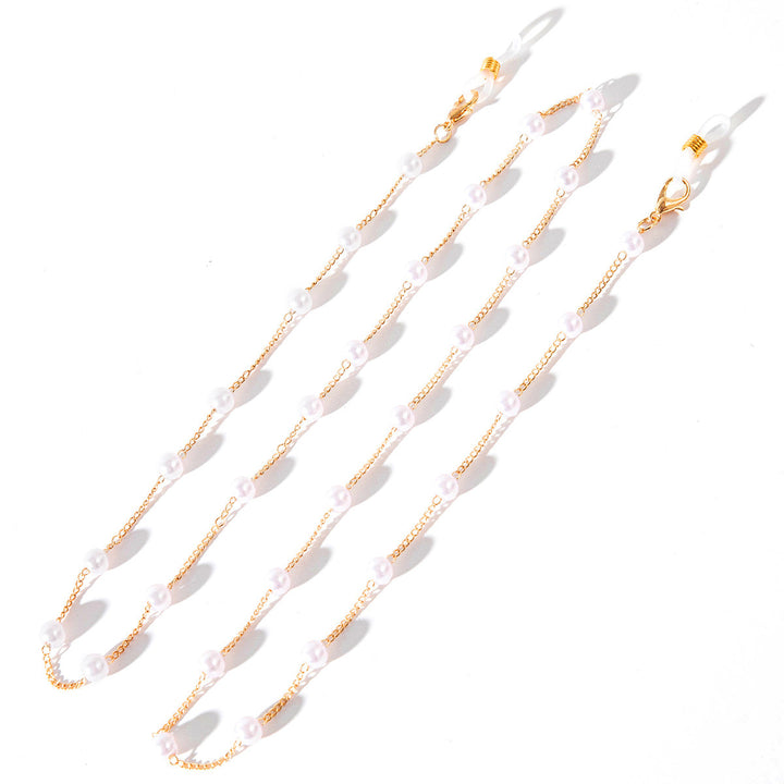 Elegante Perlenketten Brille Karnz