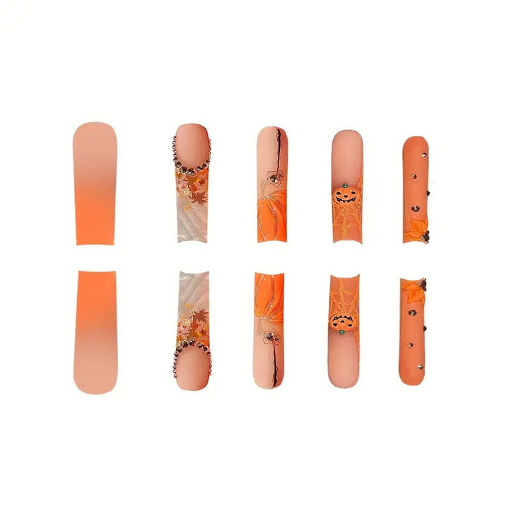 Saisonales Themen-Press-On-Nagelkunst-Set Karnz