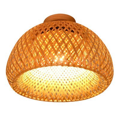 Woven Bamboo Pendelleuchte
