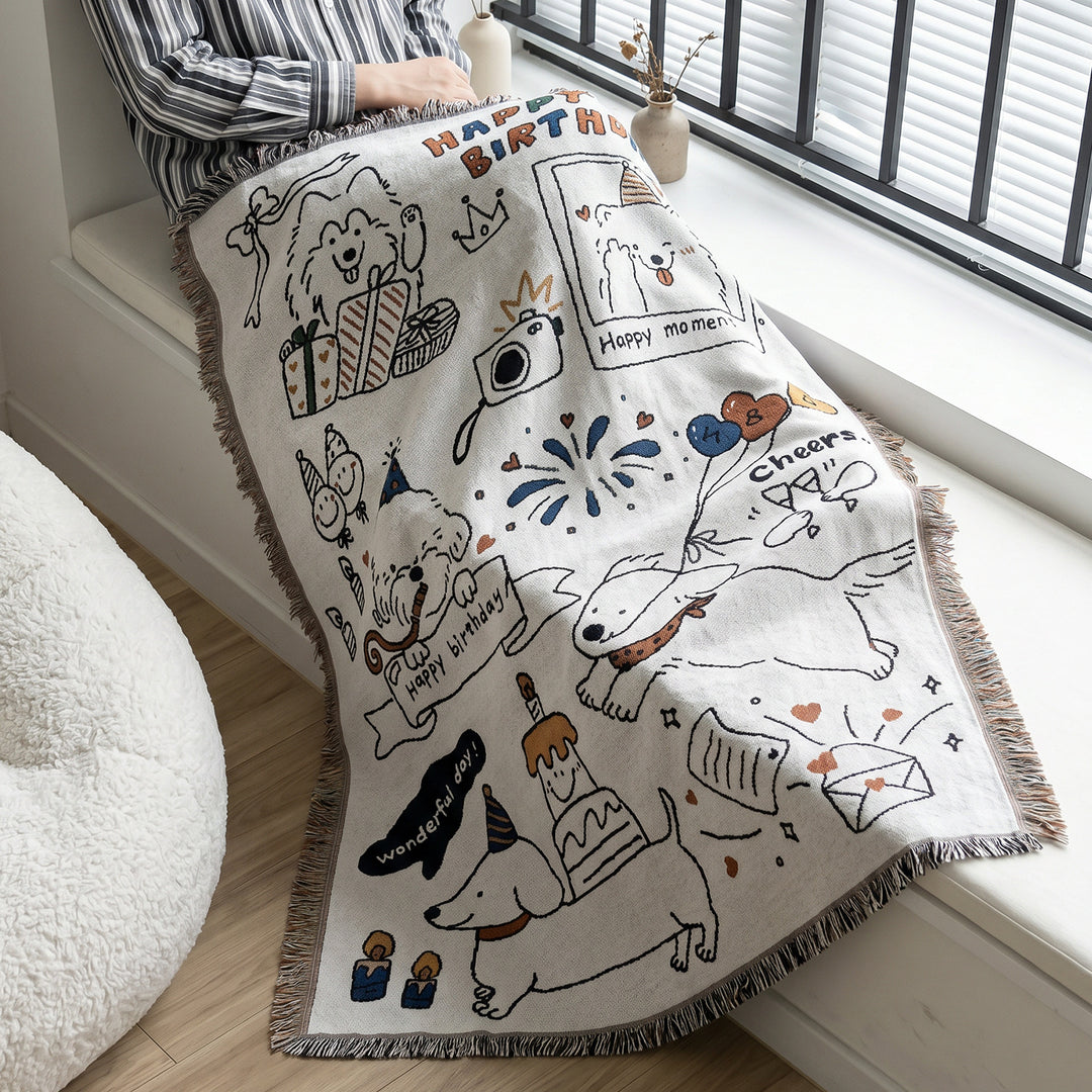 Dekorative Wurfdecke